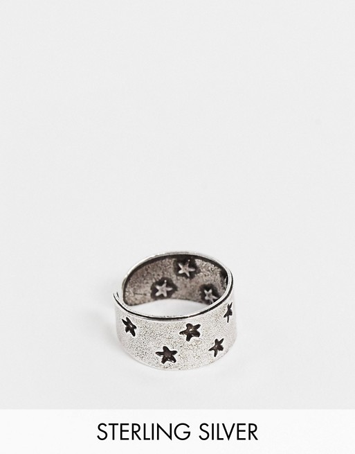 Kingsley Ryan Exclusive ear cuff in sterling silver with stars