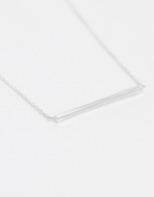 Kingsley Ryan – Exklusivt halsband i sterlingsilver med stavhänge, 3 av 4