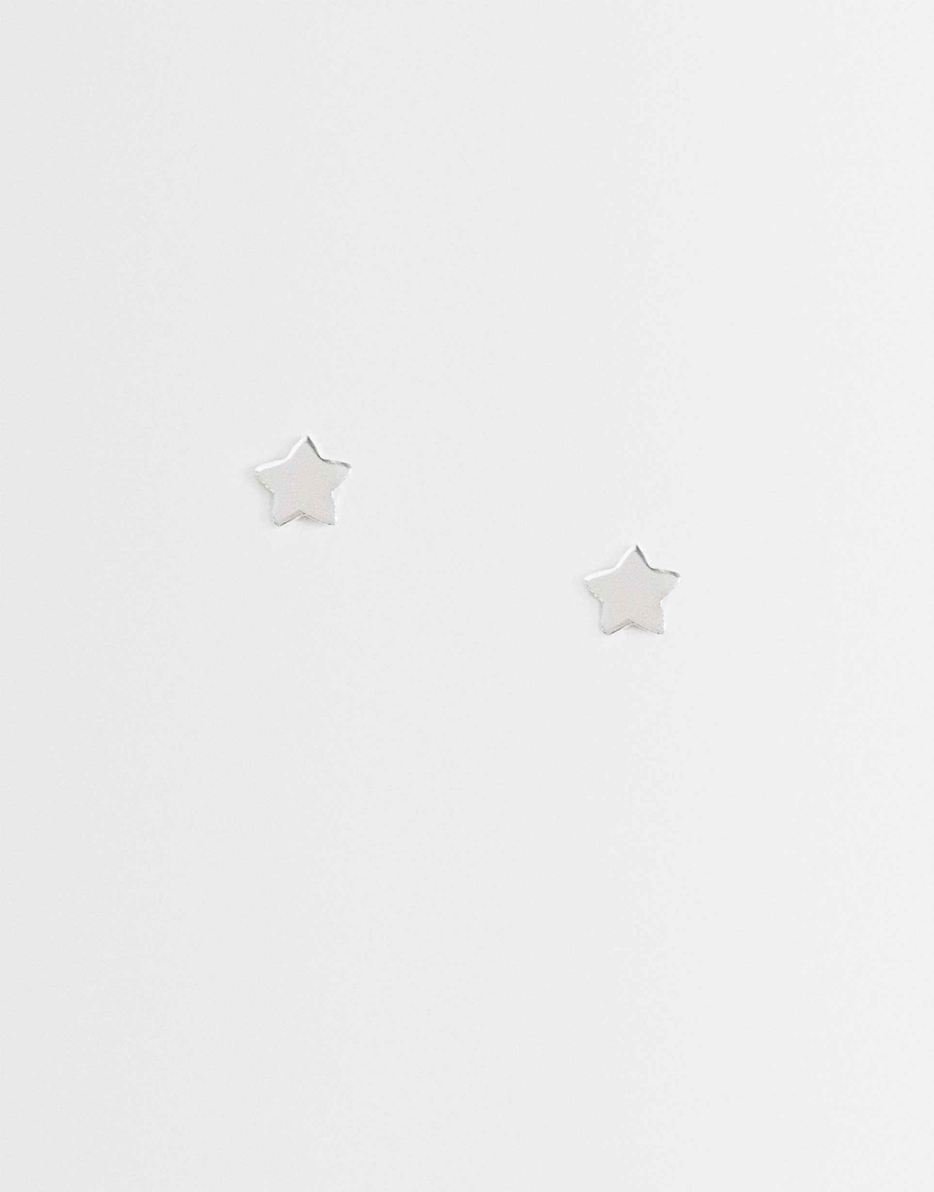 kingsley ryan flat star stud earrings in sterling silver
