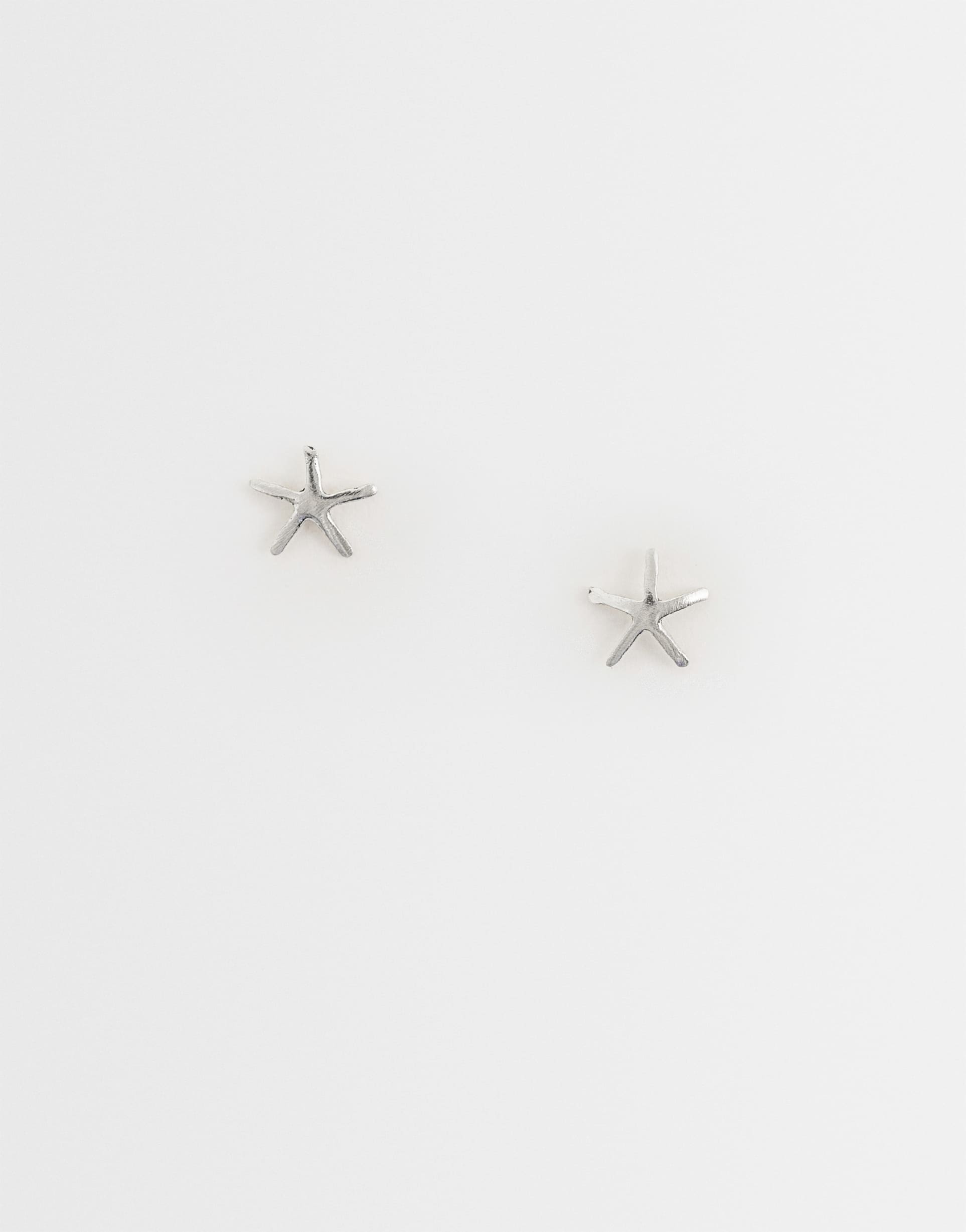 kingsley ryan flat starfish stud earrings in sterling silver