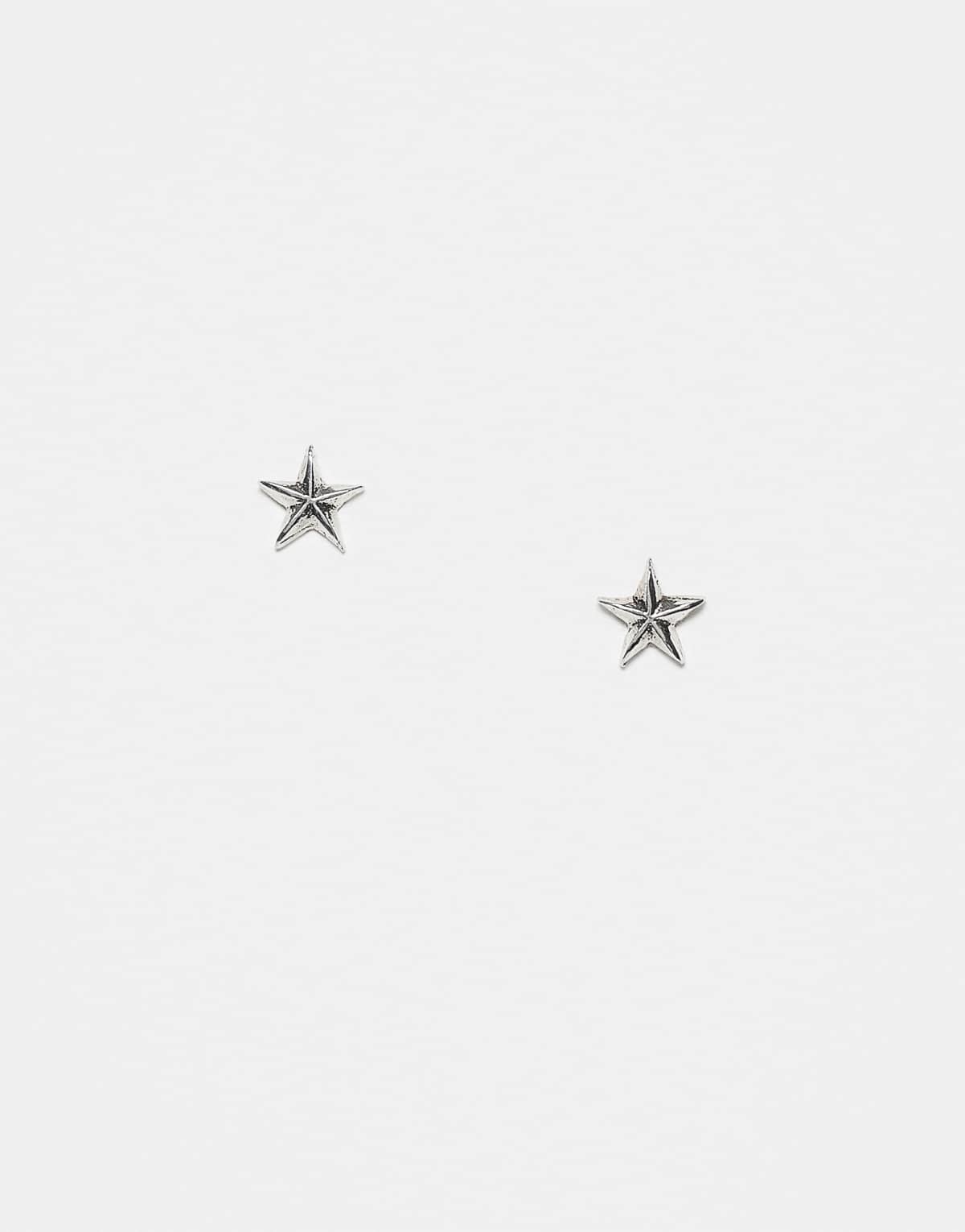 Kingsley Ryan four point star stud earrings in sterling silver