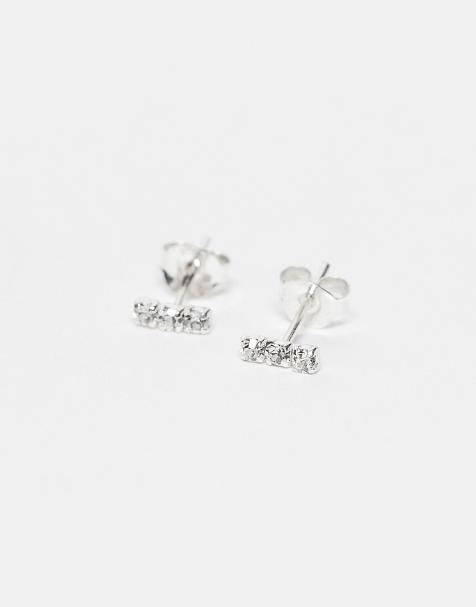 Kingsley Ryan Gem Set Bar Stud Earrings