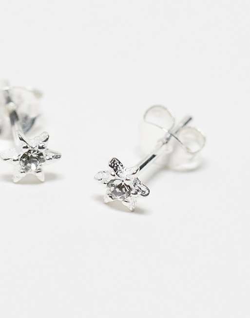 Kingsley Ryan gem star stud earrings in sterling silver, 2 of 4
