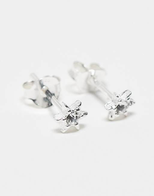 Kingsley Ryan gem star stud earrings in sterling silver, 3 of 4
