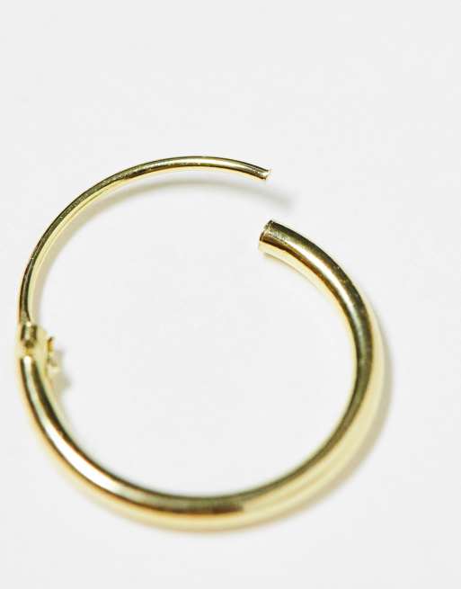 Kingsley Ryan Gold Plated 10 and 12mm hoop earrings pack , 3 of 4