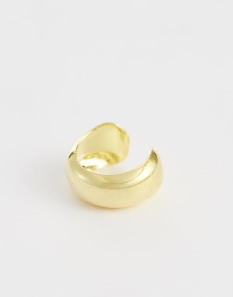 Kingsley Ryan gold plated chunky ear cuff - view 1