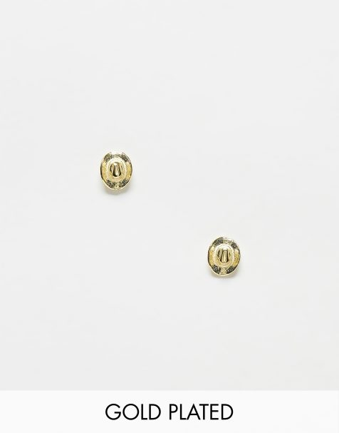 Gold hot sale earrings asos