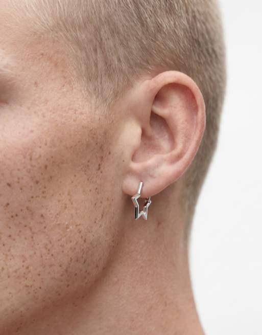 Kingsley Ryan – Grova creoler med stjärnor i sterlingsilver, 4 av 6