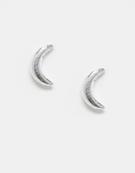 Kingsley Ryan – Halbmondförmige Ohrstecker aus Sterlingsilber - view 1