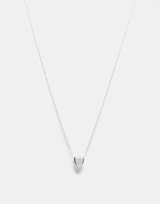 Kingsley Ryan – Halsband i sterlingsilver med hjärta