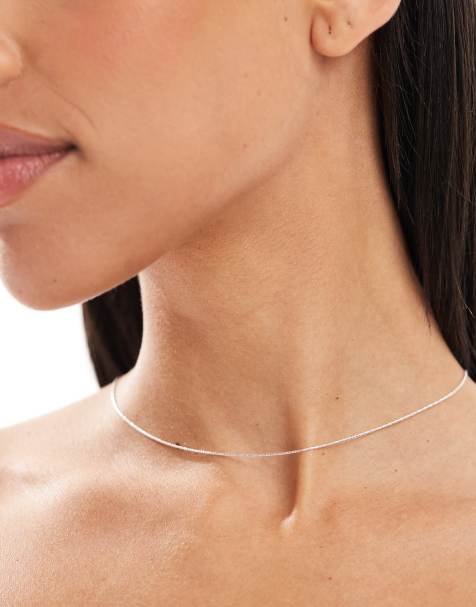 Kingsley Ryan – Halsband i sterlingsilver med ormkedja, 16 tum - view 1