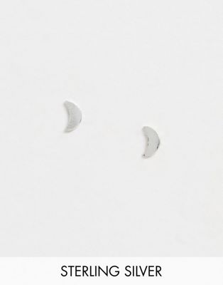 Kingsley Ryan - Halve maan studs van echt zilver