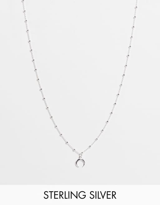 Kingsley Ryan horn necklace in sterling silver