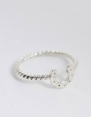 Kingsley Ryan Horseshoe Twist Ring In Pattern