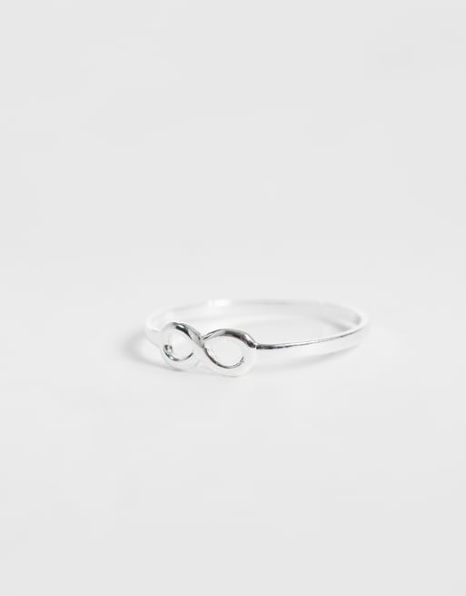 Kingsley Ryan infinity ring in sterling silver, 2 of 3