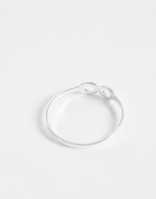 Kingsley Ryan infinity ring in sterling silver, 3 of 3