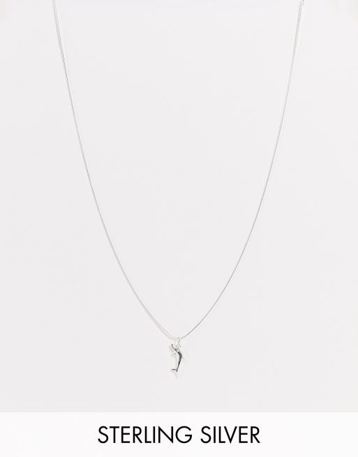 Kingsley Ryan - Ketting met dolfijnhangertje en bobble-ketting in sterling zilver
