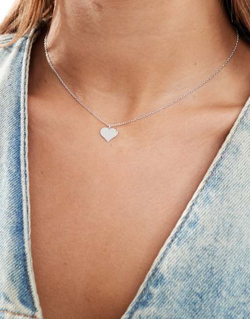 Kingsley Ryan - Ketting van sterling zilver met hartvormige hanger