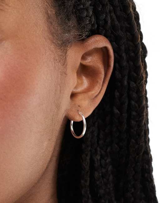 Kingsley Ryan – Klassiska creoler i sterlingsilver, 16mm