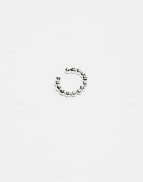Kingsley Ryan – Kleine Ohrklemmen aus Sterlingsilber mit Kugeldesign - view 1