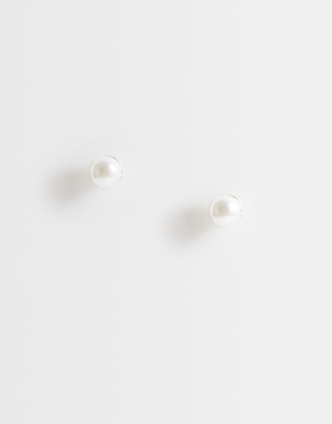 Kingsley Ryan – Kunstperlen-Ohrstecker, 2 mm - view 1