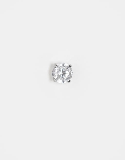 Kingsley Ryan - Labret oorbel piercing van sterling zilver met kristal