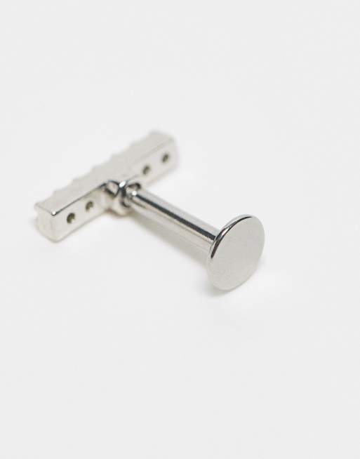 Kingsley Ryan – Labret-Stecker in Sterlingsilber mit mehreren Schmucksteinen, 2 von 4