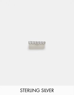 Kingsley Ryan Kingsley Ryan multi gem bar labret earring in sterling silver