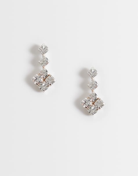 Kingsley Ryan multigem drop earrings in sterling silver - view 1