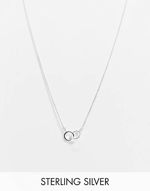 Kingsley Ryan necklace in sterling silver with twist knot pendant