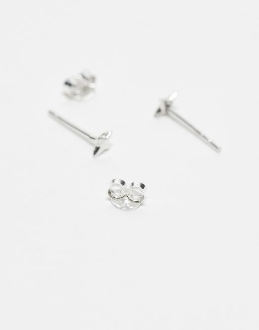 Kingsley Ryan - Oorbellen met sterretjes in sterling zilver, 2 van 3