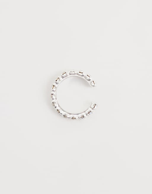Kingsley Ryan - Oorcuff van sterling zilver met ingelegde steentjes, 4 van 4