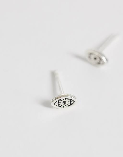 Kingsley Ryan - Oorknopjes in de vorm van een oog van sterling zilver, 4 van 4