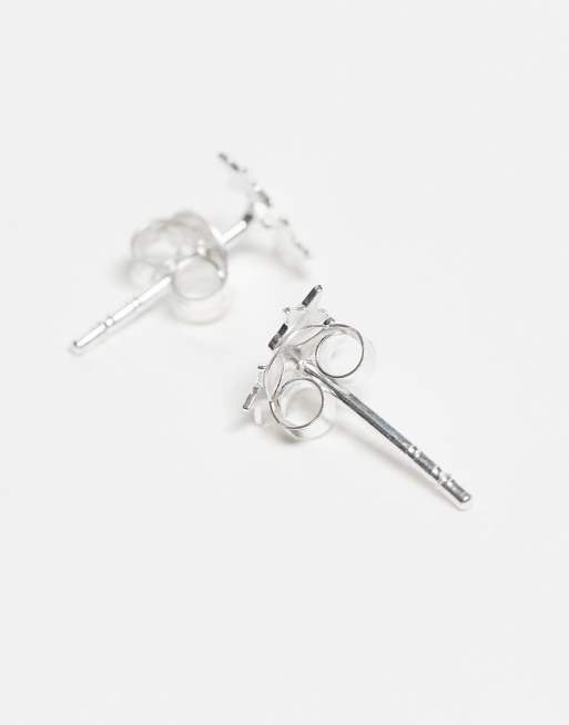 Kingsley Ryan - Oorknopjes met drie sterretjes in sterling zilver, 3 van 3