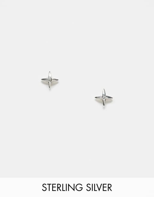 Kingsley Ryan - Oorknopjes met kerstmannetjes in sterling zilver