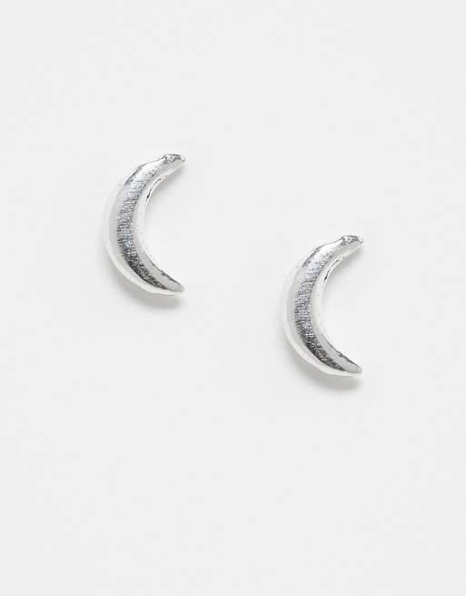 Kingsley Ryan - Oorknopjes van sterling zilver in de vorm van halve maant