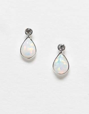 Kingsley Ryan - Opal-Ohrstecker in Tropfenform aus Sterlingsilber
