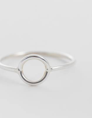 Kingsley Ryan Open Circle Ring In Silver