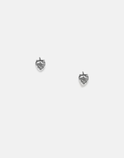 Kingsley Ryan - Orecchini a bottone a forma di fragola in argento sterling - view 1