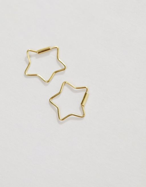 Kingsley Ryan - Orecchini a cerchio da 12 mm placcati oro, 4 di 4