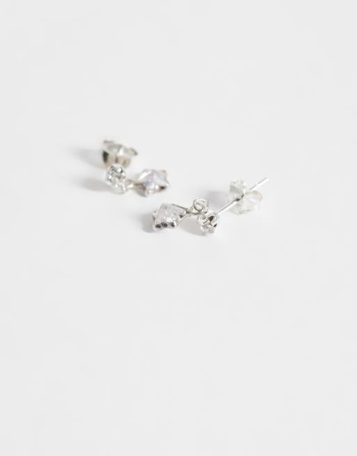 Kingsley Ryan - Orecchini pendenti con stella in argento sterling con gemme, 3 di 4