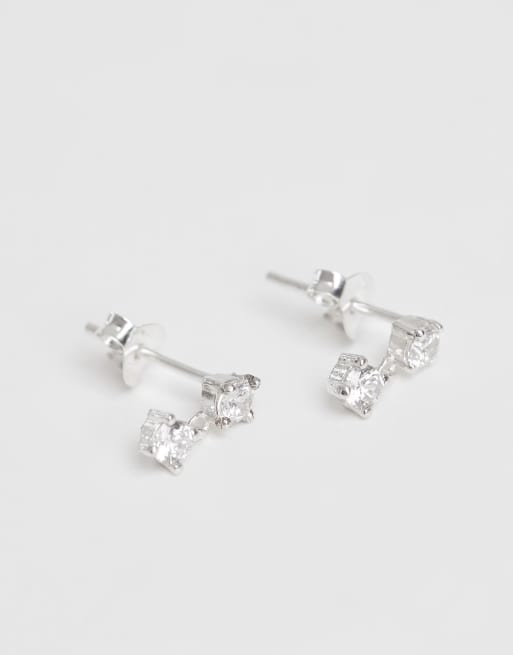 Kingsley Ryan - Orecchini pendenti in argento sterling con gemme squadrate, 2 di 3