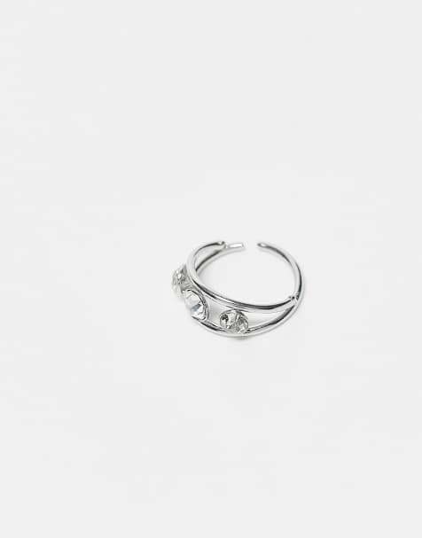 Kingsley Ryan - Orecchino da 8 mm in argento sterling con pietre - view 1