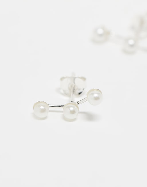 Kingsley Ryan – Pärlprydda stiftörhängen i sterlingsilver, 3 av 3