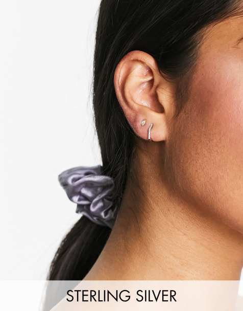 Kingsley Ryan - Petites créoles hexagonales 8 mm - view 1