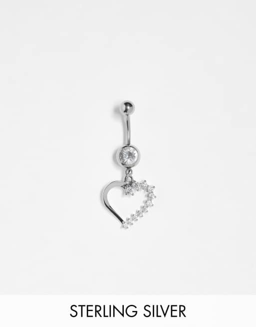 Kingsley Ryan - Piercing per ombelico con cruore e strass
