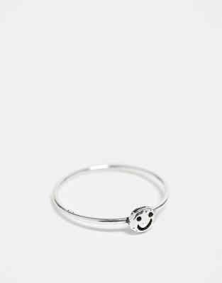 Kingsley Ryan – Ring i sterlingsilver med smile-symbol - view 1