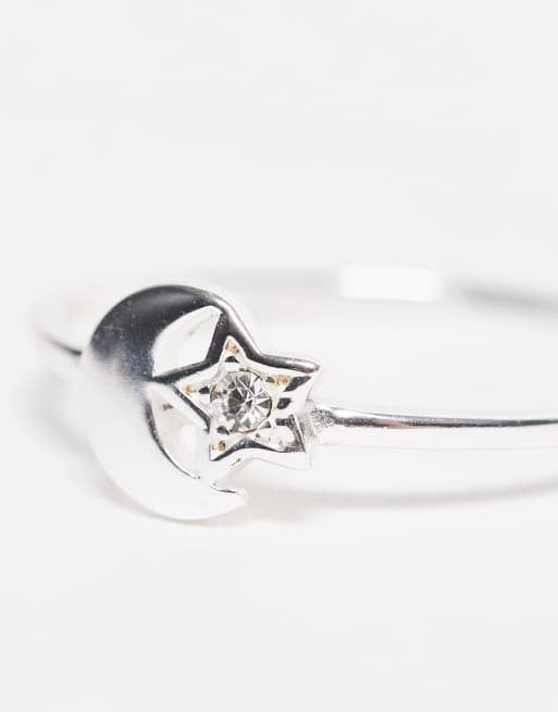 Kingsley Ryan – Ring i sterlingsilver med stjärna- och månesten, 3 av 3