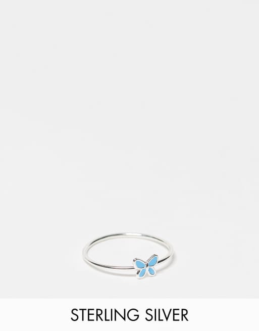 Kingsley Ryan - Ring met vlinder van sterling zilver