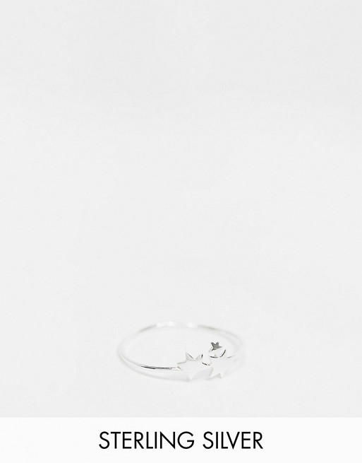 Kingsley Ryan ring with star cluster in sterling silver